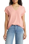 Tommy Bahama Kauai V-neck T-shirt In Coral Bluff Heather