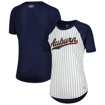 Under Armour White Gameday Pinstripe Raglan T-shirt