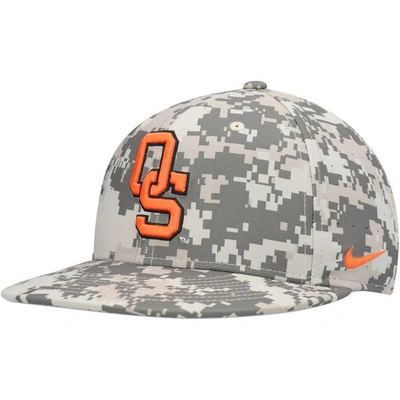 Nike Camo Oklahoma State Cowboys Aero True Baseball Performance Fitted Hat