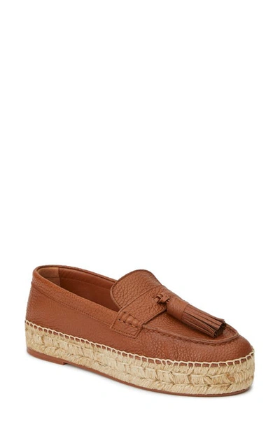 Lafayette 148 Frieda Espadrille Platform Loafer In Copper