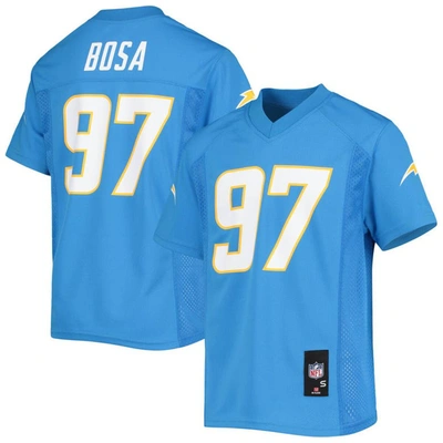 Outerstuff Kids' Youth Joey Bosa Powder Blue Los Angeles Chargers Replica Player Jersey