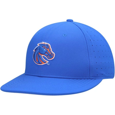 Nike Royal Boise State Broncos Aero True Baseball Performance Fitted Hat