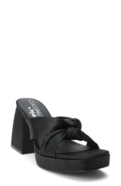 Coconuts By Matisse Esme Knot Slide Sandal In Black