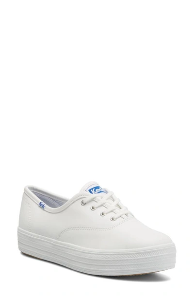Keds The Platform Sneaker In White