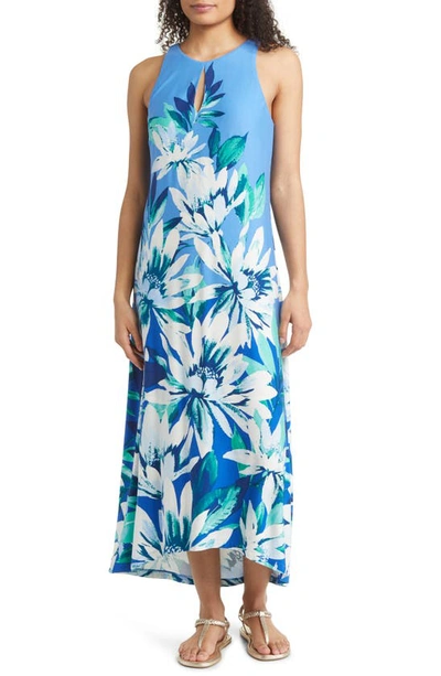 Tommy Bahama Jasmina Joyful Blooms Maxi Dress In Blue