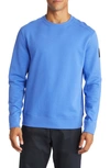 On Organic Cott Crewneck Sweatshirt In Cobalt