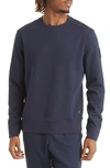 On Organic Cott Crewneck Sweatshirt In Navy