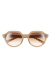 Ray Ban Gina 53mm Gradient Square Sunglasses In Brown Gradient