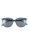 Ray Ban 54mm Square Sunglasses In Blue/ Grey