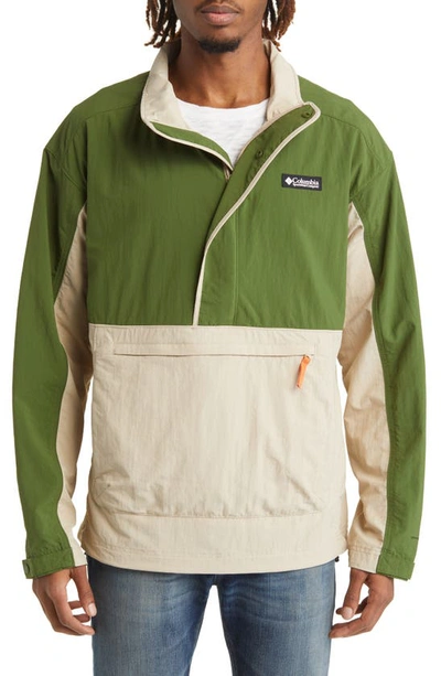 Columbia Deschutes Valley Wind Shell Jacket In Green