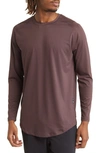 Asrv Silver-lite™ 2.0 Established Long Sleeve Training T-shirt In Faded Plum