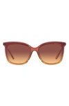 Michael Kors 61mm Gradient Square Sunglasses In Amber