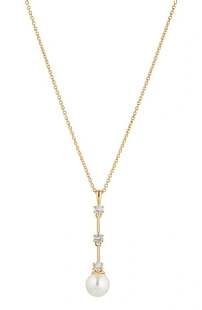 Nadri Olivia Y-necklace In Gold With Pearl