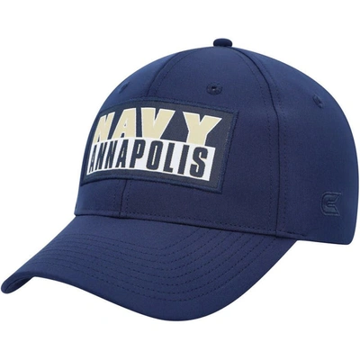 Colosseum Navy Navy Midshipmen Positraction Snapback Hat In  Navy