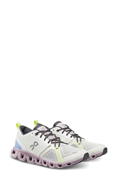 On Cloud X 3 Shift Cross Training Shoe In Undyed White/ Her