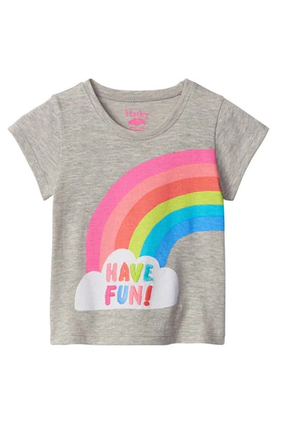 Hatley Babies' Have Fun Graphic Tee In Grey