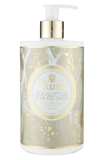 Voluspa Eucalyptus & White Sage Hand Lotion, 15.2 Oz. In Eucalyptus And White Sage