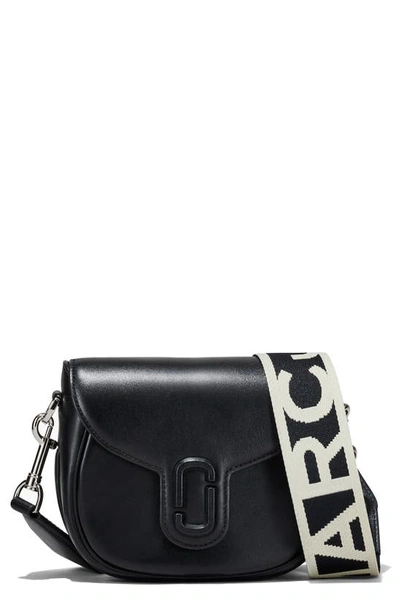 Marc Jacobs The J Marc Small Saddle Bag In Black