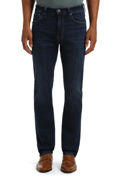 34 Heritage Courage Straight Leg Jeans In Deep Brushed Organic