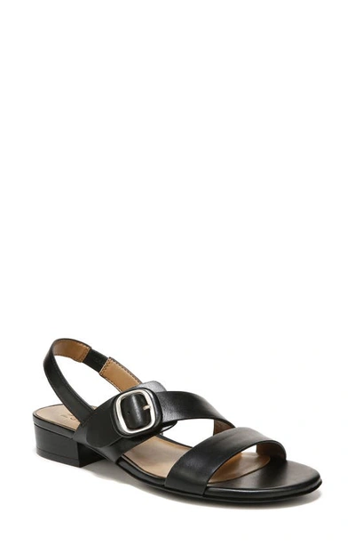 Naturalizer Womens Meesha Slingback In Black Leather