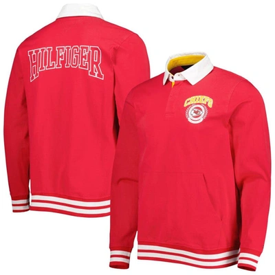 Tommy Hilfiger Red Kansas City Chiefs Cody Long Sleeve Polo