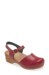 Sanita Sansi Clog In Raspberry