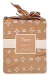 Crane Baby Fitted Crib Sheet In Copper Dash