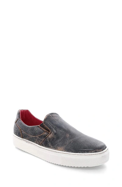 Bed Stu Hermione Slip-on Trainer In Black Lux