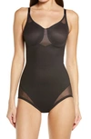 Miraclesuit Sexy Sheer Shaping Underwire Bodysuit In Black