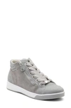 Ara Rei Sneaker In Oyster Suede/glitter