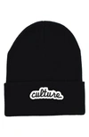 A Life Well Dressed Culture Statement Beanie In Black