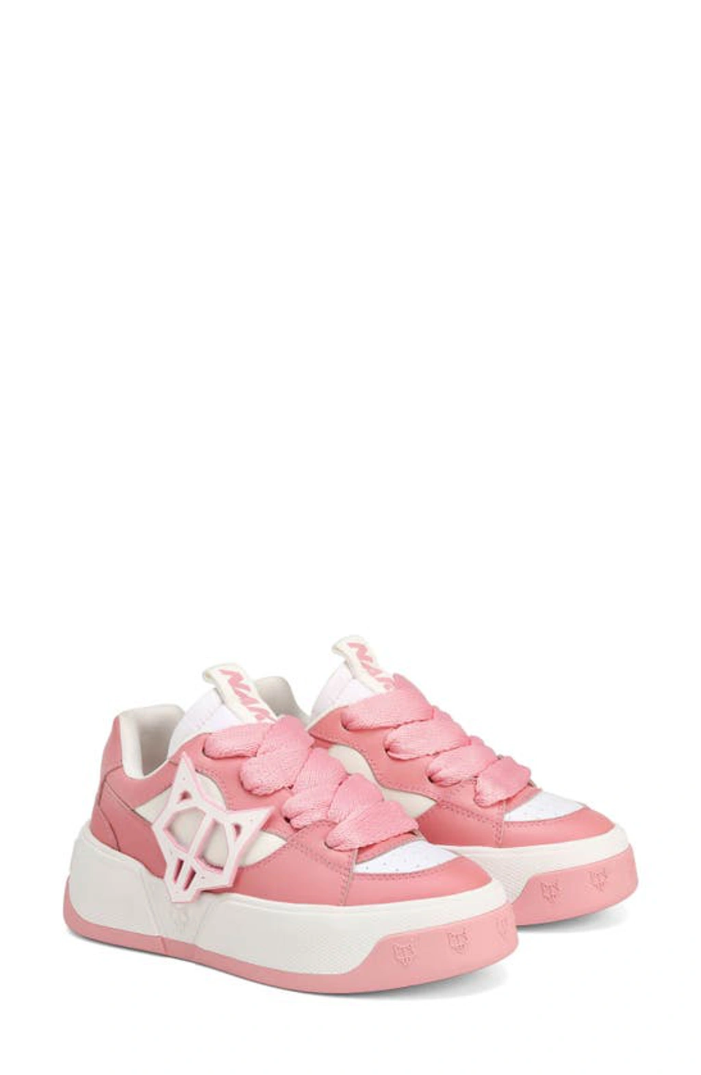 Naked Wolfe City Platform Sneaker In Baby Pink | ModeSens