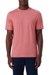 Bugatchi Crewneck T-shirt In Apricot