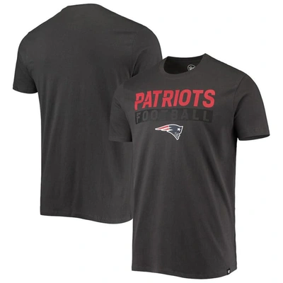 47 ' Charcoal New England Patriots Dark Ops Super Rival T-shirt