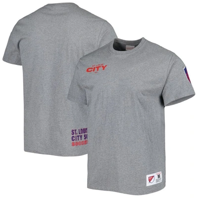 Mitchell & Ness Men's  Gray St. Louis City Sc City T-shirt