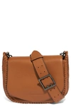 Aimee Kestenberg All For Love Leather Crossbody Bag In Chestnut