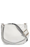 Aimee Kestenberg All For Love Leather Crossbody Bag In Cloud Shiny Gold