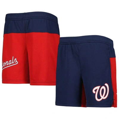 Outerstuff Kids' Youth Navy Washington Nationals 7th Inning Stretch Shorts