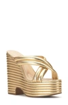 Jessica Simpson Citlali Platform Sandal In Gold
