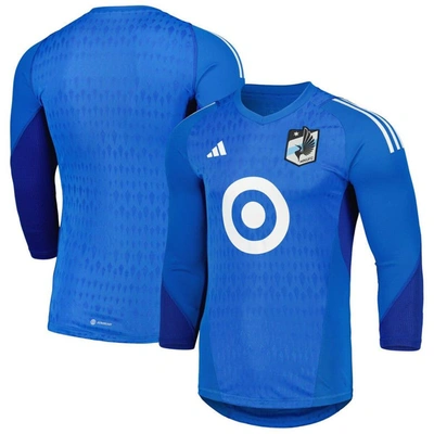 Adidas Originals Adidas Blue Minnesota United Fc 2023 Goalkeeper Long Sleeve Replica Jersey