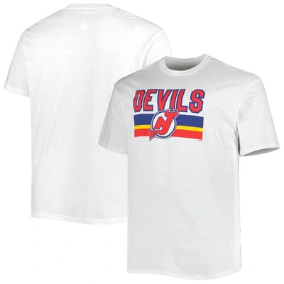 Fanatics Branded White New Jersey Devils Big & Tall Special Edition 2.0 T-shirt