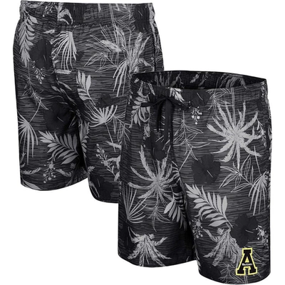 Colosseum Black Appalachian State Mountaineers What Else Is New Swim Shorts
