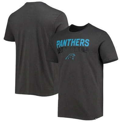 47 ' Charcoal Carolina Panthers Dark Ops Super Rival T-shirt