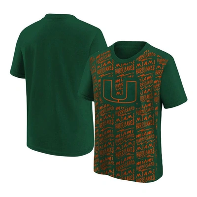 Outerstuff Kids' Youth Green Miami Hurricanes Exemplary T-shirt