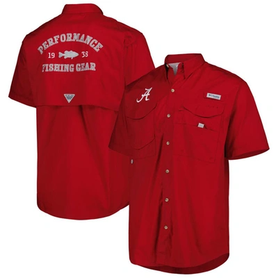 Columbia Crimson Alabama Crimson Tide Bonehead Button-up Shirt