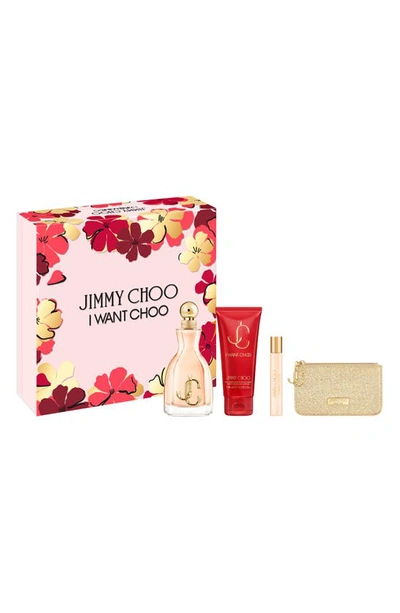 Jimmy Choo I Want Choo Eau De Parfum 4-piece Set Usd $173 Value, 3.4 oz