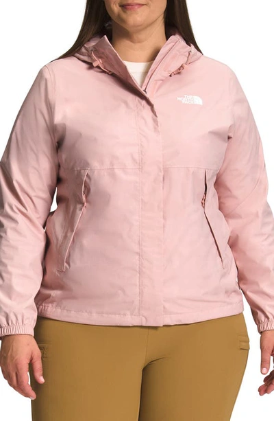 The North Face Antora Water Repellent Jacket In Pink Moss