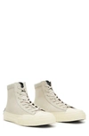 Allsaints Smith High Top Sneaker In Chalk White