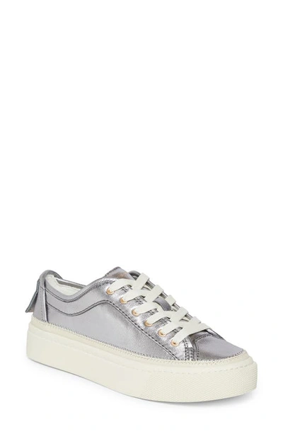 Allsaints Milla Platform Sneaker In Silver