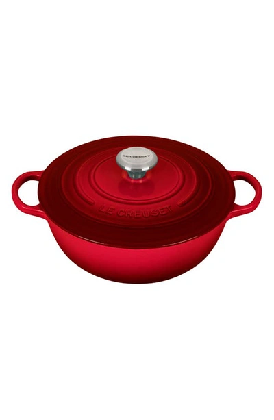 Le Creuset Signature 5-quart Enameled Cast Iron Brasier In Red Tones